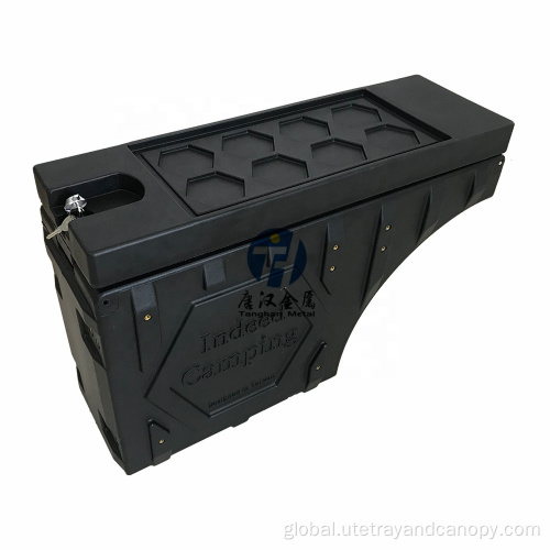 Plastic Truck Tool Box PE plastic Pickup Swing case Supplier